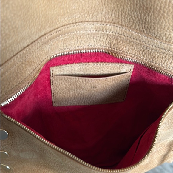 Hammitt Los Angeles tan Leather Crossbody Bag with Gold Accents - Picture 11 of 13